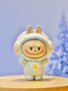 SECRET Labubu Fluffy and Cozy Pop Bean | Blind bag flocked mini figure POP MART